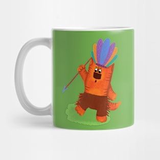 Cat and kids game Mug